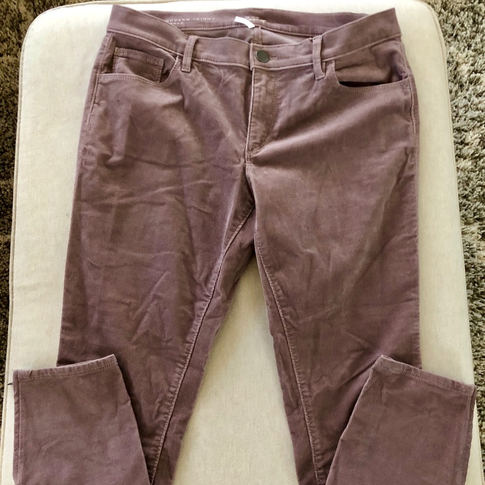 LOFT Modern Skinny Ankle Corduroy pants size 10P